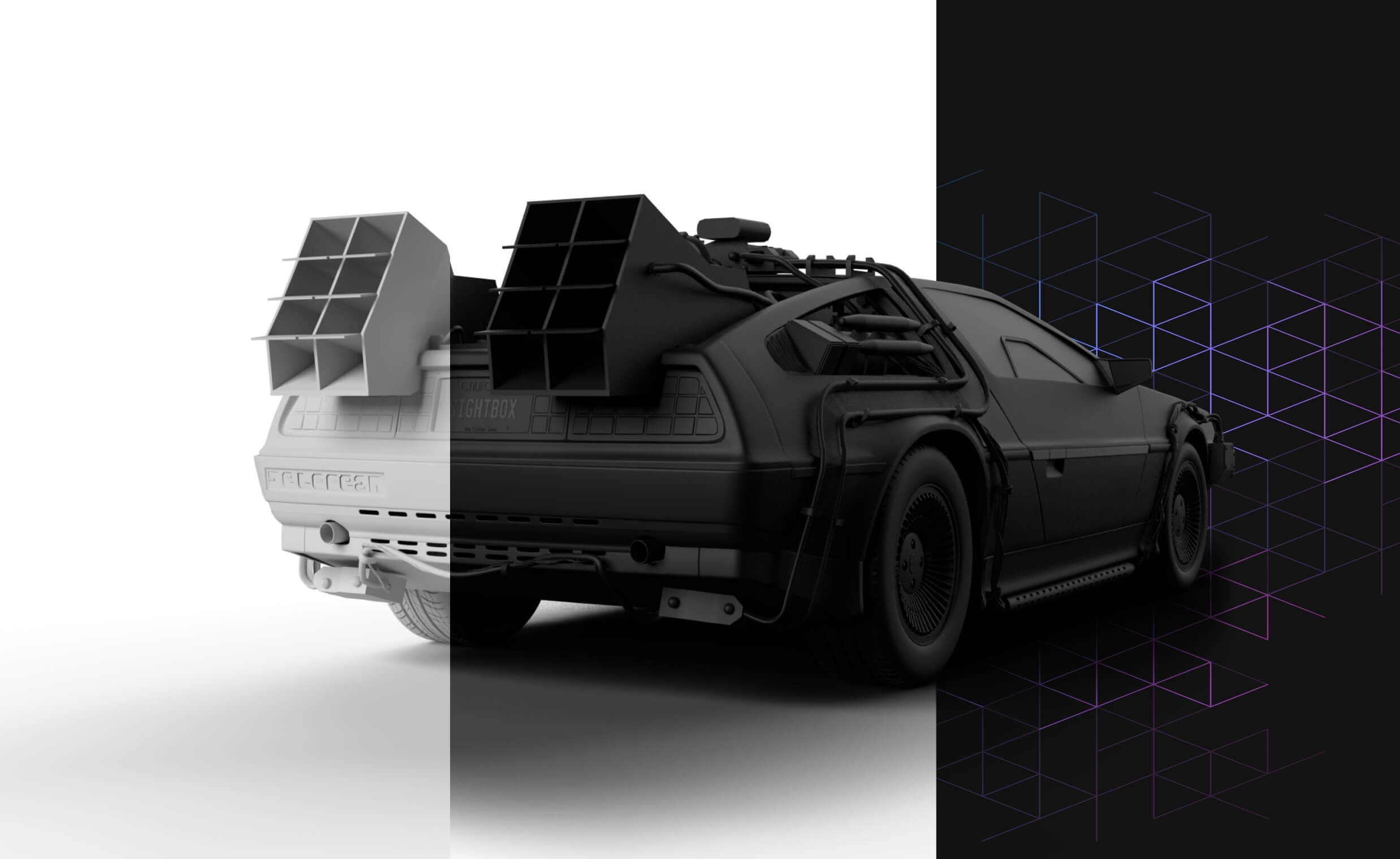 3D Delorean
